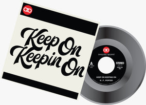 Keep On Keeping On - Navy Blue - (white record sleeve)