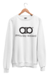 Awayday Sweater - White (Black logo)