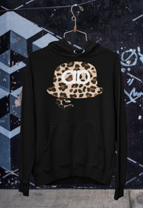 Leopard Clockwork  - Black Hoodie