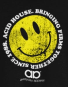 Acid House  - Black Hoodie