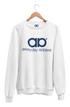 Awayday Sweater - White (Navy logo)