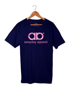 Awayday - Navy - Pink Camo print