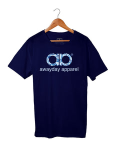 Awayday - Navy - Blue Camo print